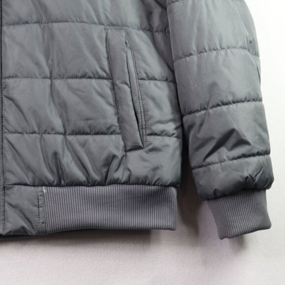U.S. Polo Assn. Jacket Mens XL Gray Puffer Coat Ribbed Hem Streetwear - Picture 3 of 9